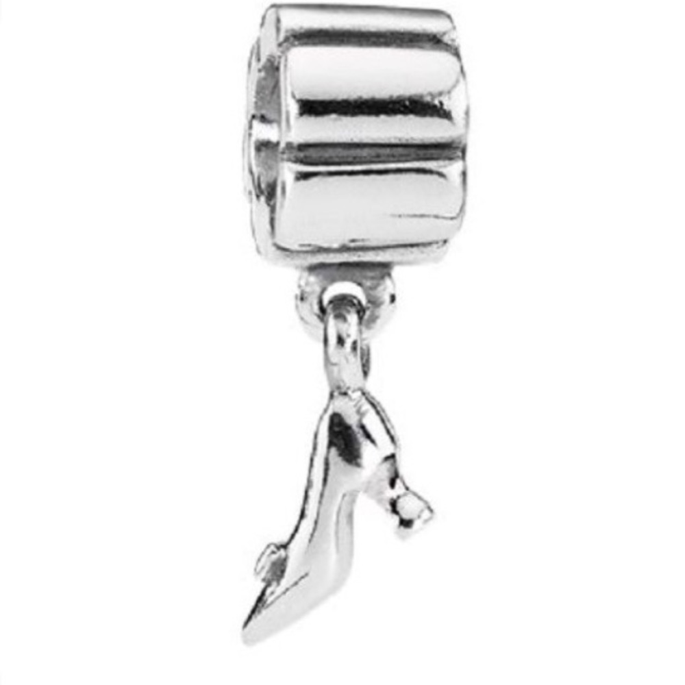 Authentic Pandora Stiletto Heel Dangle Charm -Retired 👠💎🌸 Sterling Silver
